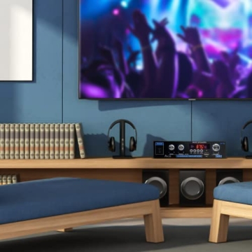 Daakro AK35 200W Bluetooth Stereo Amplifier with HiFi Sound