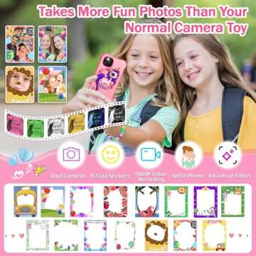 Fun Mini Toddler Phone for Girls - Learning Toy with Games