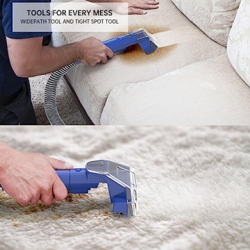 Powerful 18Kpa Carpet Cleaner with 3 in 1 Tools