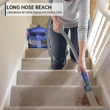 Powerful 18Kpa Carpet Cleaner with 3 in 1 Tools