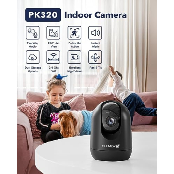 Mubview Smart 2K PTZ Indoor Home Security Camera