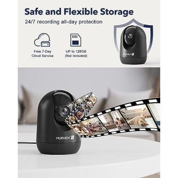 Mubview Smart 2K PTZ Indoor Home Security Camera
