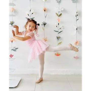 Stelle Ballet Shoes for Girls Toddler Ballet Slippers Soft Leather Boys Dance Shoes for Toddler/Little Kid/Big Kid (Ballet Pink, 9MT)