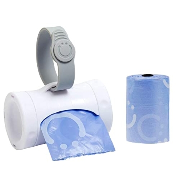 Ubbi Retractable Bag Dispenser for Diaper Changes On-the-Go