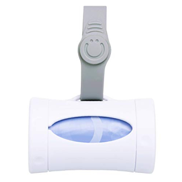 Ubbi Retractable Bag Dispenser for Diaper Changes On-the-Go