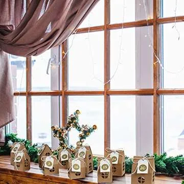 GWHOLE 24Pcs Advent Calendar - Christmas Treat Boxes