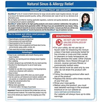 NeilMed Sinus Rinse Kit for Effective Sinus Relief and Comfort