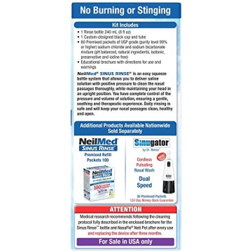 NeilMed Sinus Rinse Kit for Effective Sinus Relief and Comfort