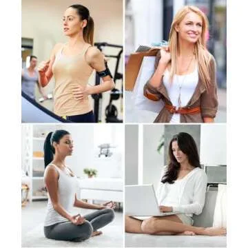 AMVELOP Tank Tops for Women Built in Bra Cotton Shelf Bra Tanks Layering Undershirts 2-3 Pack