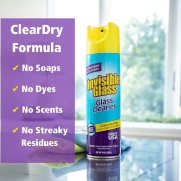 Invisible Glass Window Cleaner - Streak-Free Clarity