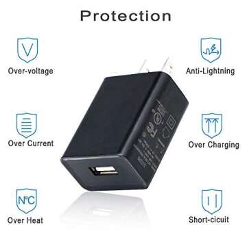 Fast Charger for Fire Tablets & E-Readers with 6Ft Cable