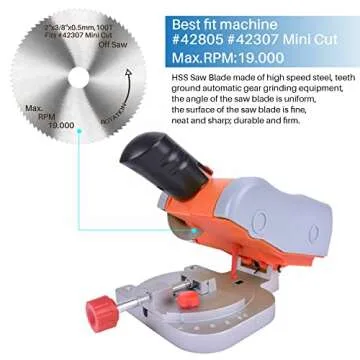 Precision 5pcs High Speed Steel Saw Blades for Dremel