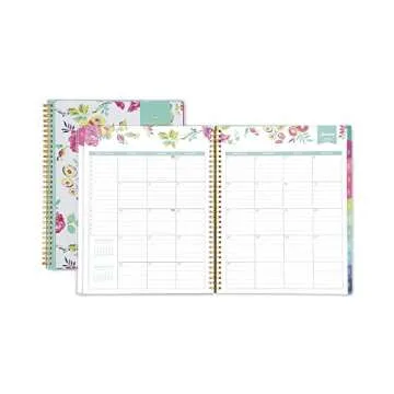 Blue Sky 2018 Weekly & Monthly Planner for Elegant Organization