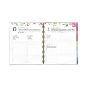 Blue Sky 2018 Weekly & Monthly Planner for Elegant Organization