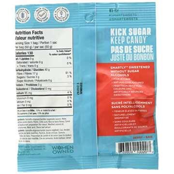 SMART SWEETS 5 FLAVORS VARIETY PACK 2019 NEW FLAVORS INCLUDING PEACH RINGS