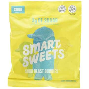 SMART SWEETS 5 FLAVORS VARIETY PACK 2019 NEW FLAVORS INCLUDING PEACH RINGS