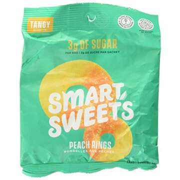 SMART SWEETS 5 FLAVORS VARIETY PACK 2019 NEW FLAVORS INCLUDING PEACH RINGS