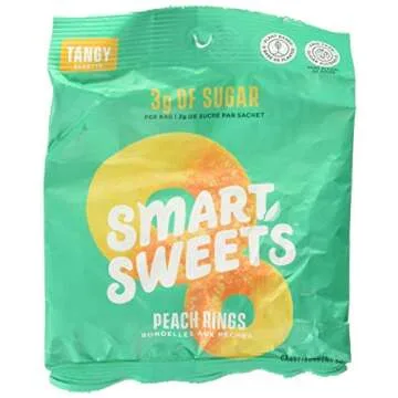 SMART SWEETS 5 FLAVORS VARIETY PACK 2019 NEW FLAVORS INCLUDING PEACH RINGS