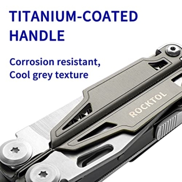 Rocktol 19-in-1 Multitool with Titanium Handle