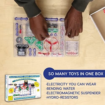 Snap Circuits Snaptricity Electronics Exploration Kit for Kids 8+