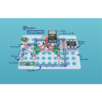 Snap Circuits Snaptricity Electronics Exploration Kit for Kids 8+