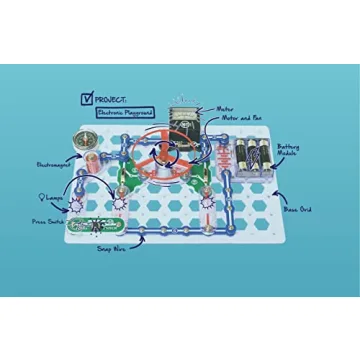 Snap Circuits Snaptricity Electronics Exploration Kit for Kids 8+