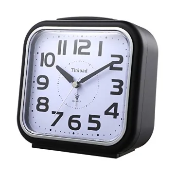 Silent Alarm Clock for Elderly, Gentle Wake, Large Numbers