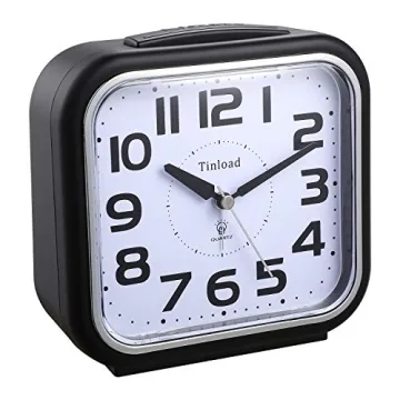 Silent Alarm Clock for Elderly, Gentle Wake, Large Numbers