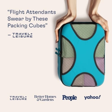 Shacke Pak 5 Set Packing Cubes Lightweight Travel Organizer