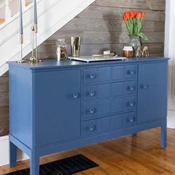 Beyond Paint Deep Blue All-in-One Refinishing Paint - No Sanding, Smooth Matte Finish, 1 Quart