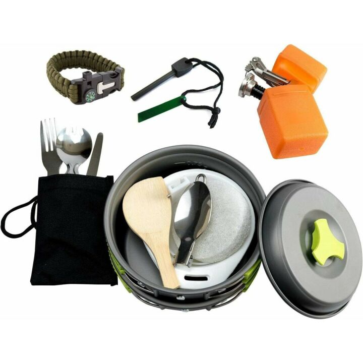 MalloMe Camping Cookware Set - Compact & Durable Gear