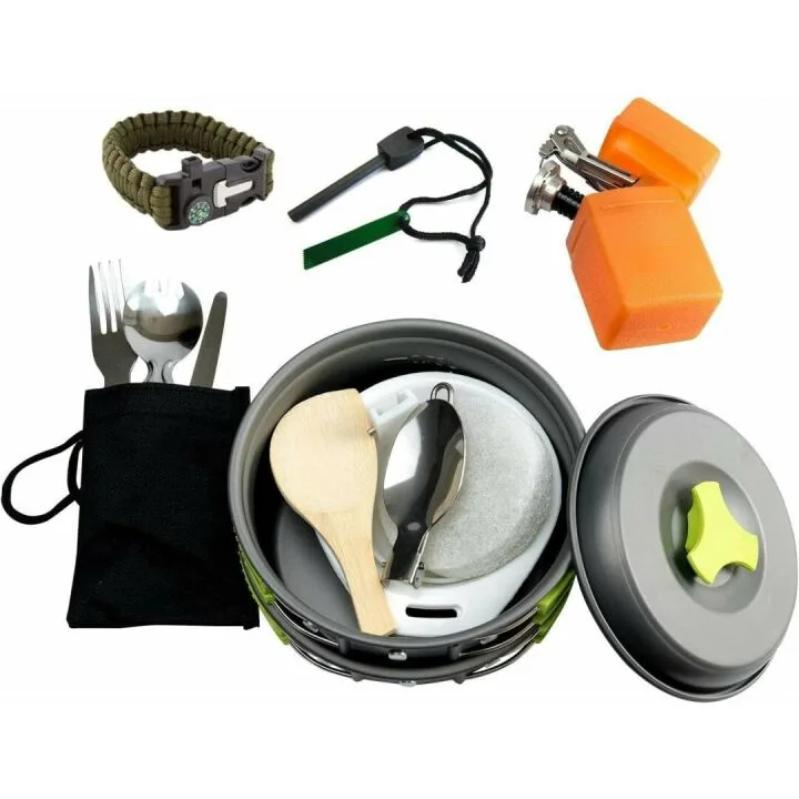 MalloMe Camping Cookware Set - Compact & Durable Gear