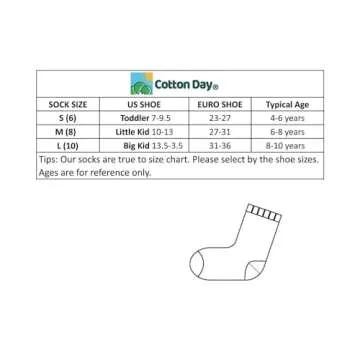 COTTON DAY 7 Days of the Week Gift Box Kids Girls Short Socks Cute Floral Design 6-8 years Size M (8)