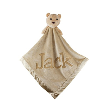 Custom Teddy Bear Baby Blanket Gift for Newborns and Toddlers