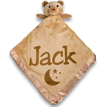 Custom Teddy Bear Baby Blanket Gift for Newborns and Toddlers
