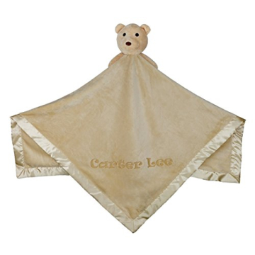 Custom Teddy Bear Baby Blanket Gift for Newborns and Toddlers