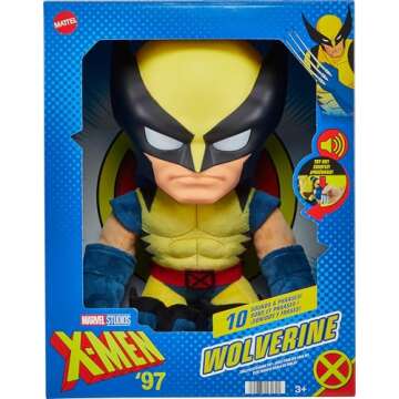 Marvel Wolverine Plush Toy with Sounds & Collectible Style