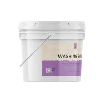 PURE ORIGINAL INGREDIENTS Natural Washing Soda (1 Gallon) Sodium Carbonate, Stain Remover, Water Softener, Multi-Purpose Cleaner