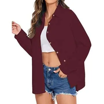 HOTOUCH Women’s Casual Cotton Button-Down Summer Top