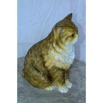 Charming Colored Cat Bronze Statue for Cat Lovers