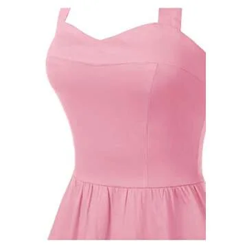 Vintage Polka Audrey Dress - Retro 1950s Halter Style