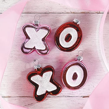 Beautiful Lillian Vernon Blown Glass Valentine’s Day Ornaments