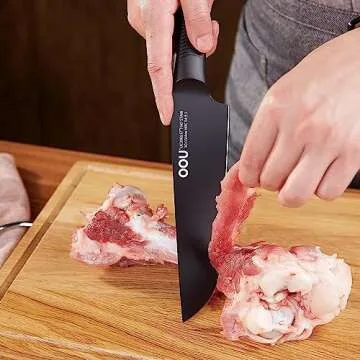 OOU! 8 Inch Professional Chef Knife - Ultra Sharp & Ergonomic