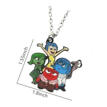 wggdytt Cartoon Necklace for Women and Men - Fun Jewelry
