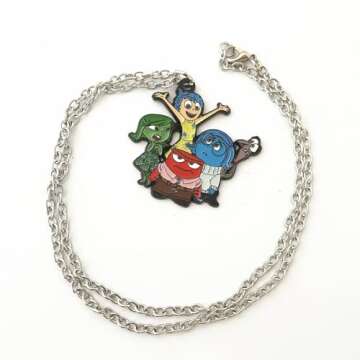 wggdytt Cartoon Necklace for Women and Men - Fun Jewelry