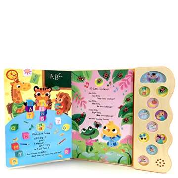 ABC & 123 Learning Songs: Interactive Sound Book for Kids