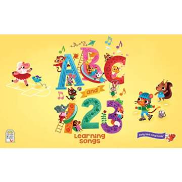 Interactive ABC & 123 Learning Songs Sound Book