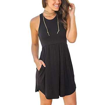 WNEEDU Casual Sundress - Stylish & Comfortable Wear