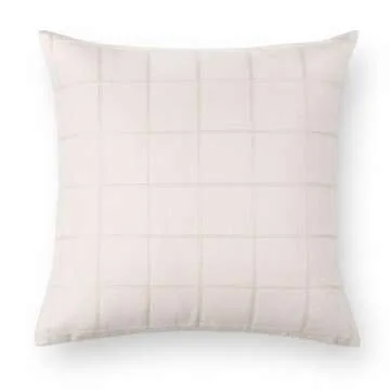 Crumbs Home Modern Farmhouse Pillow Cover for Indoor Outdoor