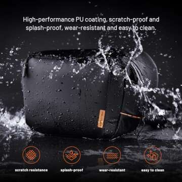 PGYTECH OneGo Solo V2 Camera Sling Bag, 10L Crossbody Camera Bag for Urban Travel Photographers, Mirrorless Camera Bag for Sony/Canon/Nikon/DJI Mavic/Air/Mini/Tripod/Laptop